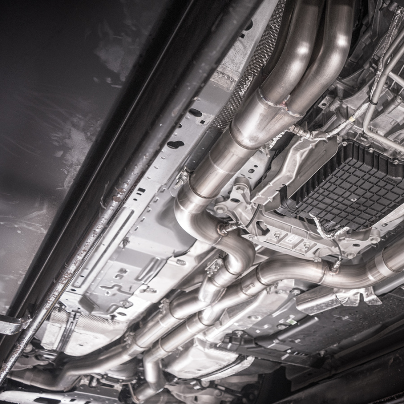 Ford Shelby GT500 Performance Exhaust - Stainless Works - Catback X-Pipe - Black - 2020